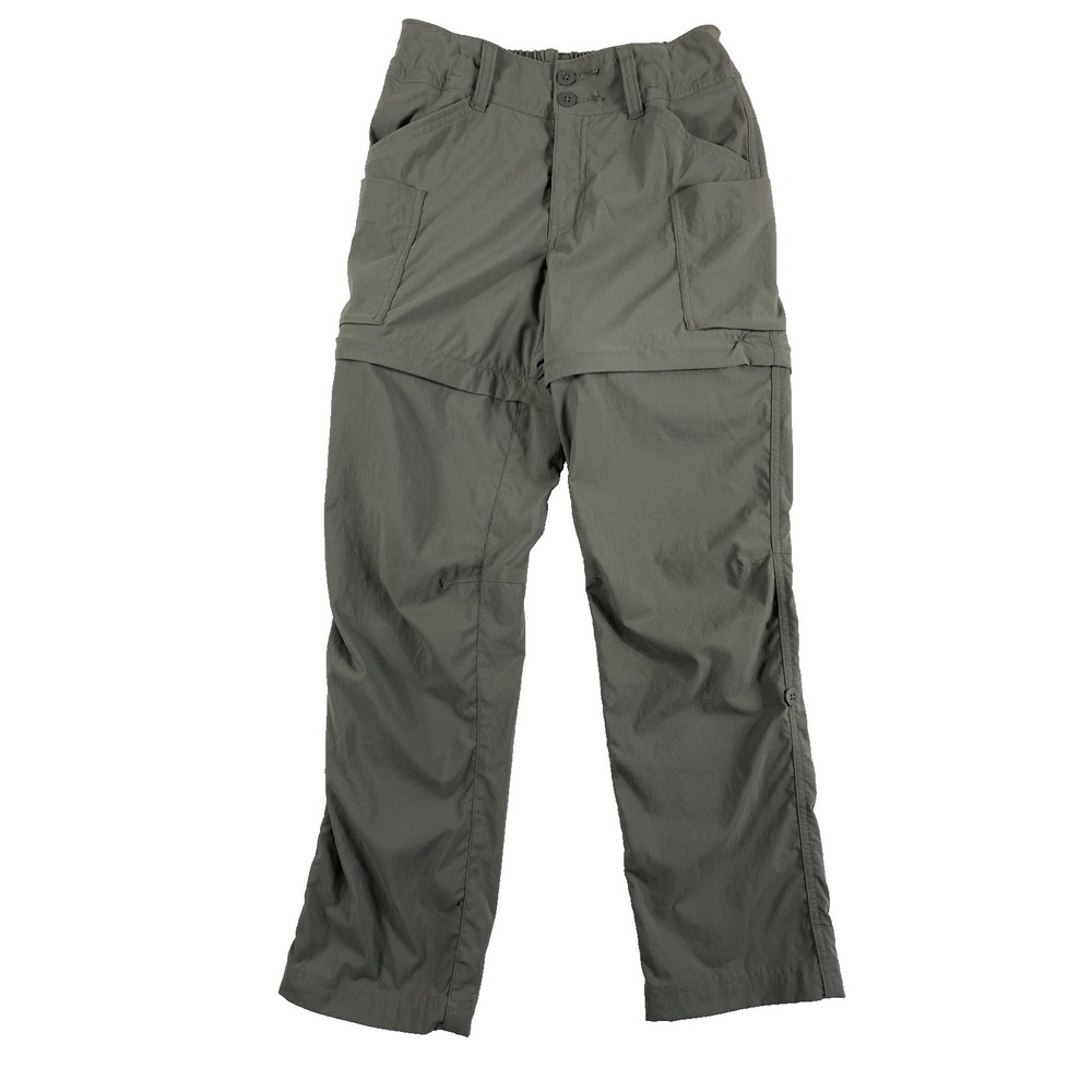 REI Co-op Hiking Convertible Girls Sz 10-12 Grey Adjustable Waist Lightweight
